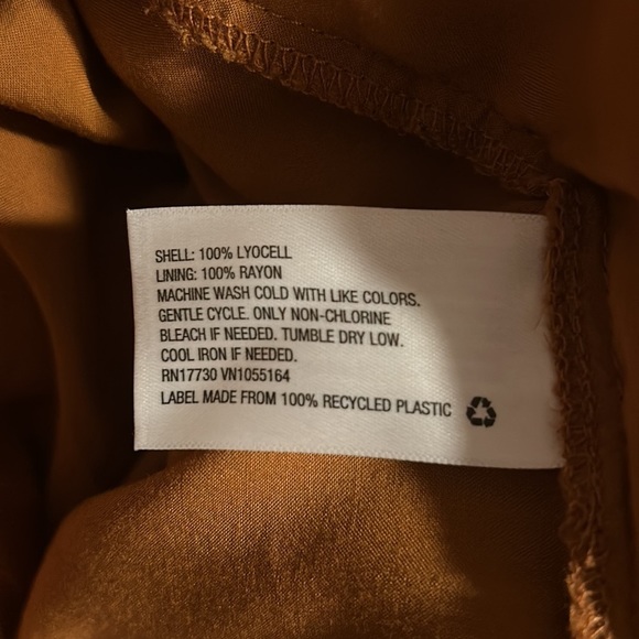 A New Day Khaki/ Burnt Orange Tank Dress size XS - Picture 11 of 11